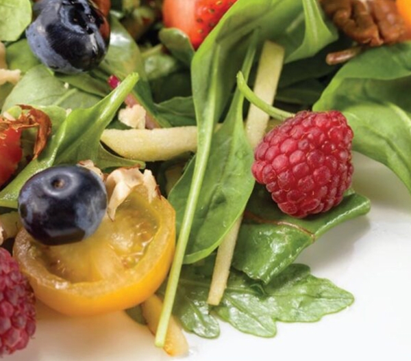 salad with nuts and fruit