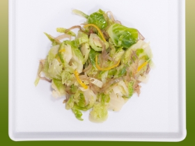 Brussels sprouts with orange dressing